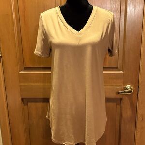 P & Rose Taupe Top S/M